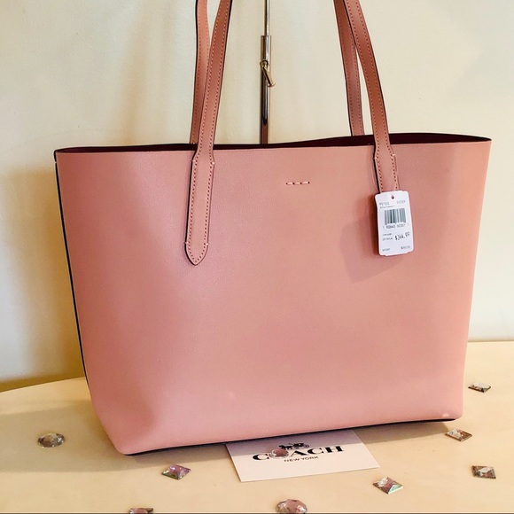 COACH💞AVENUE TOTE PETAL PINK STRAWBERRY - Picture 2 of 5